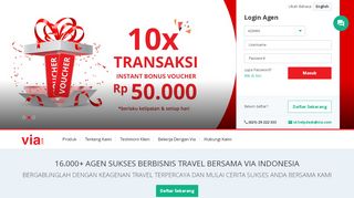 
                            6. id.via.com Indonesia - Sukses Bisnis Travel, Daftar Agen ...