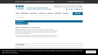 
                            3. IEEE - Member Sign In