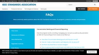 
                            2. IEEE SA - Concentration Banking and Financial Reporting