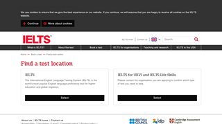 
                            4. IELTS Test Centre Find an IELTS test location