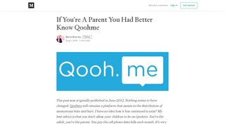 
                            5. If You’re A Parent You Had Better Know Qoohme - Barrie ...