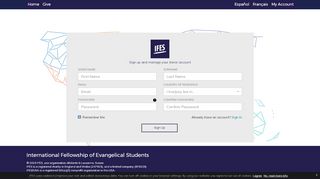 
                            8. IFES / Sign Up Donor