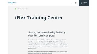 
                            1. iFlex Training Center - IQVIA