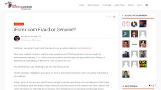 
                            7. iForex.com Fraud or Genuine? - TheRodinhoods