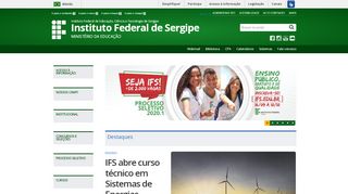 
                            1. IFS - Instituto Federal de Educação, Ciência e Tecnologia ...