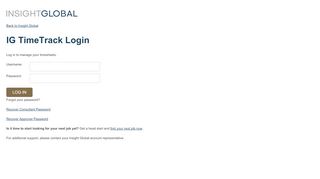 
                            7. IG TIMETRACK | Employee Resources at Insight Global