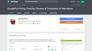 
                            6. iGradePlus Pricing, Features, Reviews & Comparison of Alternatives ...