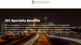 
                            7. IHC Specialty Benefits – IHC Group