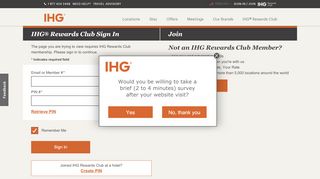 
                            3. IHG® Rewards Club Authentication Gateway