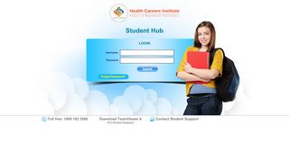 
                            7. IHM Student Hub - Login