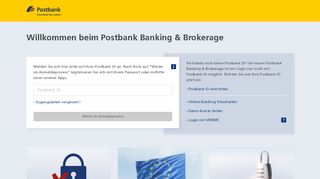
                            9. Ihr Login zum Online-Banking | Postbank