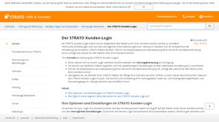 
                            1. Ihr persönlicher Kunden-Login: Das bietet er Ihnen | STRATO