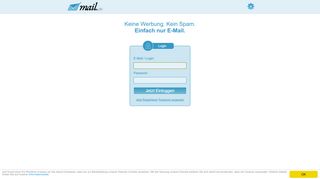 
                            1. Ihre E-Mail Adresse - my.mail.de