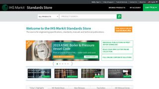 
                            8. IHS Markit Standards Store | Engineering & Technical ...