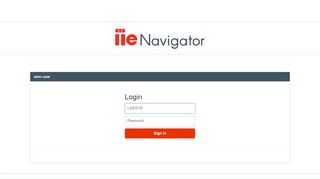 
                            10. IIE Navigator Login