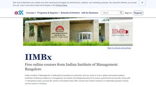 
                            9. IIMBx - Free Courses from Indian Institute of Management ...