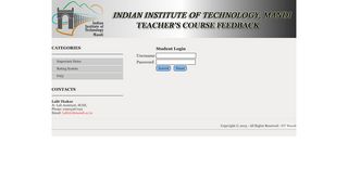 
                            4. IIT Mandi Student Login - Students