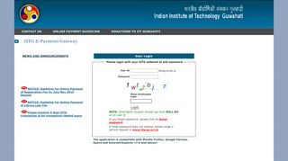 
                            4. IITG E-Payment Gateway