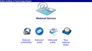 
                            5. IITK webmail