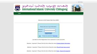 
                            9. IIUC Students Panel - SWP Log In