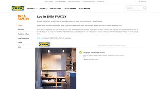 
                            7. IKEA FAMILY login - IKEA