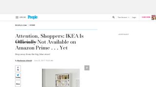 
                            4. IKEA Furniture Is Now Available on Amazon Prime | PEOPLE ...