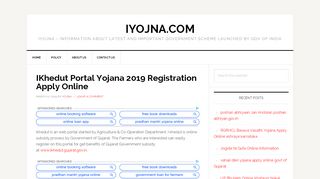 
                            3. IKhedut Portal Yojana 2019 Registration Apply …