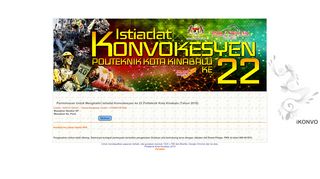 
                            2. iKonvo : Sistem Konvokesyen - spmp.polikk.edu.my