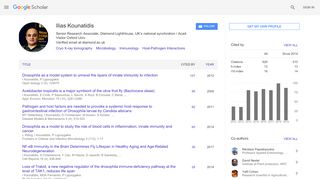 
                            6. Ilias Kounatidis - Google Scholar Citations