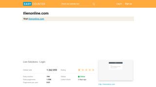 
                            8. Ilienonline.com: Lien Solutions - Login - Easy Counter