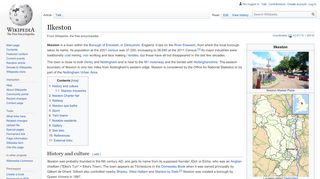 
                            9. Ilkeston - Wikipedia