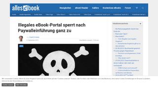 
                            5. Illegales eBook-Portal sperrt nach Paywalleinführung ganz zu ...