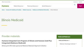 
                            5. Illinois Medicaid Information for Healthcare Providers - Humana