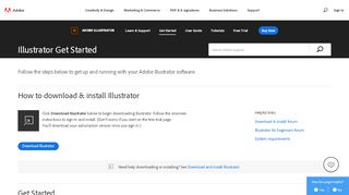 
                            3. Illustrator Get Started - Adobe