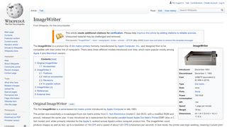 
                            9. ImageWriter - Wikipedia