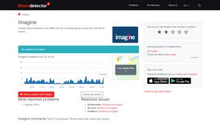 
                            6. Imagine down? Current outages and problems | Downdetector
