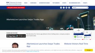 
                            1. iMarketsLive Launches Swipe Trades App » Direct Selling ...