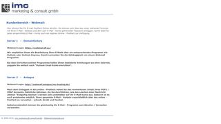 
                            9. imc email Kundenbereich - Webmail Interface E …