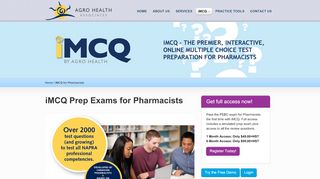 
                            2. iMCQ Prep Exams for Pharmacists - Agro Health