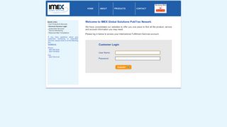 
                            3. IMEX Global Solutions: PubTrac Customer Login