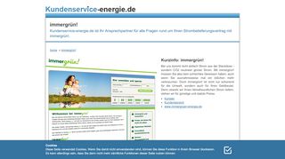 
                            8. immergrün! | kundenservice-energie