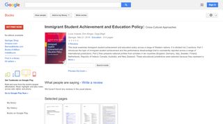 
                            7. Immigrant Student Achievement and Education Policy: Cross-Cultural ...