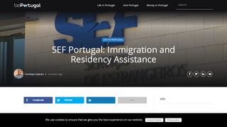 
                            3. Immigration and Residency Assistance - SEF Portugal