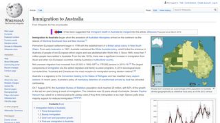 
                            9. Immigration to Australia - Wikipedia