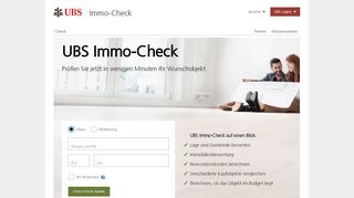 
                            3. Immo-Check: Kostenlose Immobilienbewertung | UBS Schweiz