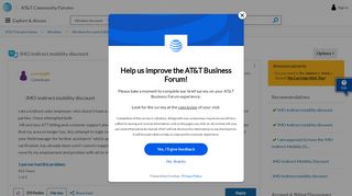 
                            8. IMO indirect mobility discount - AT&T Community Forums