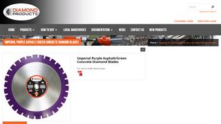 
                            9. Imperial Purple Asphalt/Green Concrete Diamond Blades