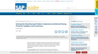 
                            4. Implement an External-Facing Portal for Suppliers and ... - SAPinsider