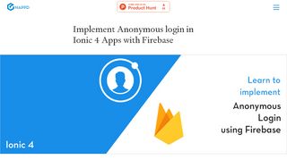 
                            6. Implement Anonymous login in Ionic 4 Apps with Firebase