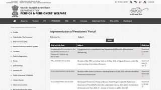 
                            2. Implementation of Pensioners' Portal | Department of pension ...